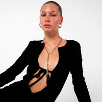 The Lariat Necklace - Gold by Erin Fader Jewelry