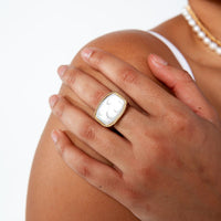 The Pearl Ring by Erin Fader Jewelry