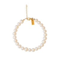 The Monroe Pearl Anklet by Erin Fader Jewelry