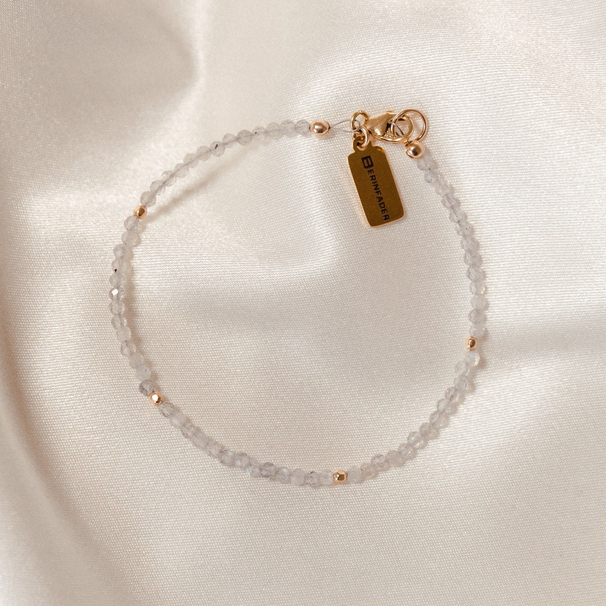 Labradorite Beaded Gemstone Bracelet by Erin Fader Jewelry
