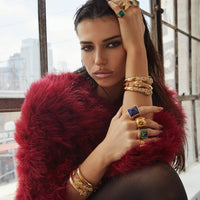 Deco Jag Bangle by Erin Fader Jewelry