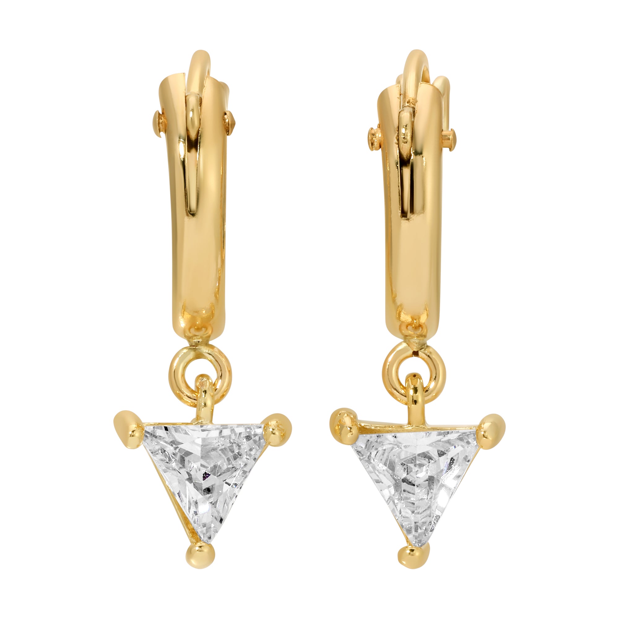 On Point Huggie Hoops by Erin Fader Jewelry