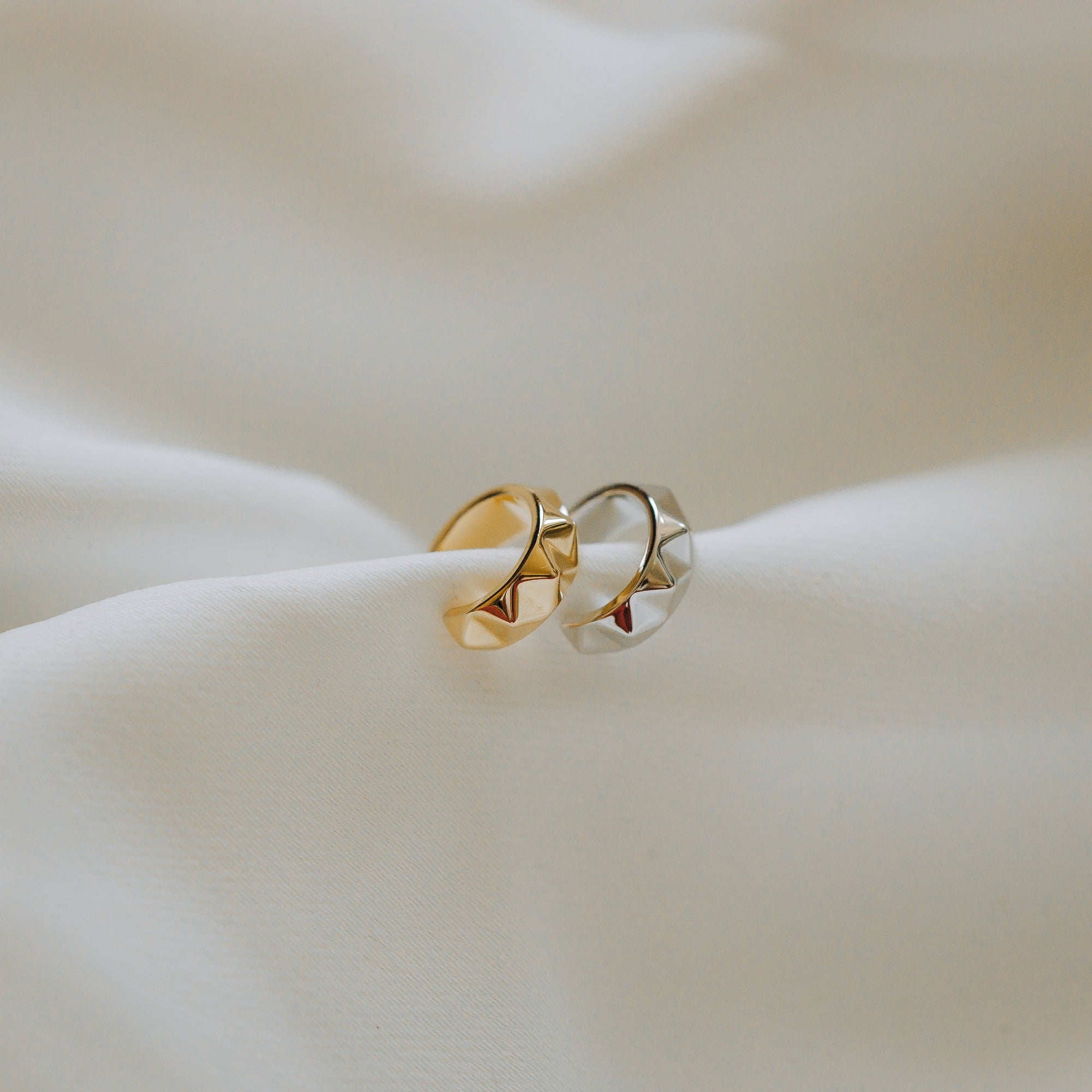 Pyramid Ear Cuff - Gold by Erin Fader Jewelry