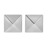 Pyramid Studs - Silver Grande by Erin Fader Jewelry