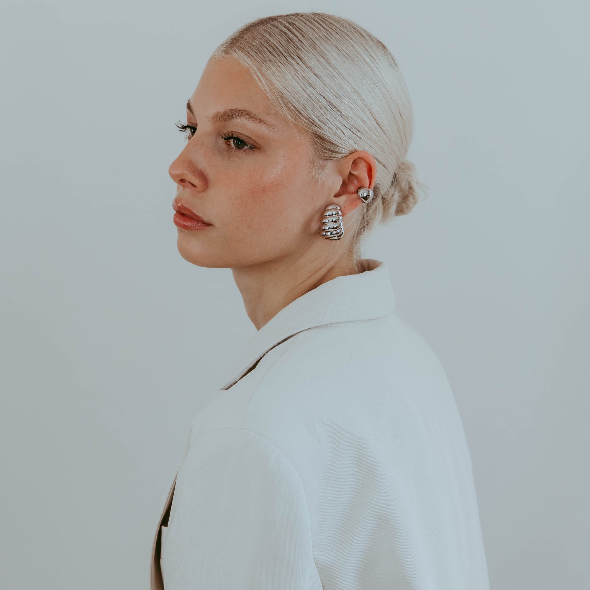 Paris Earrings - Silver by Erin Fader Jewelry