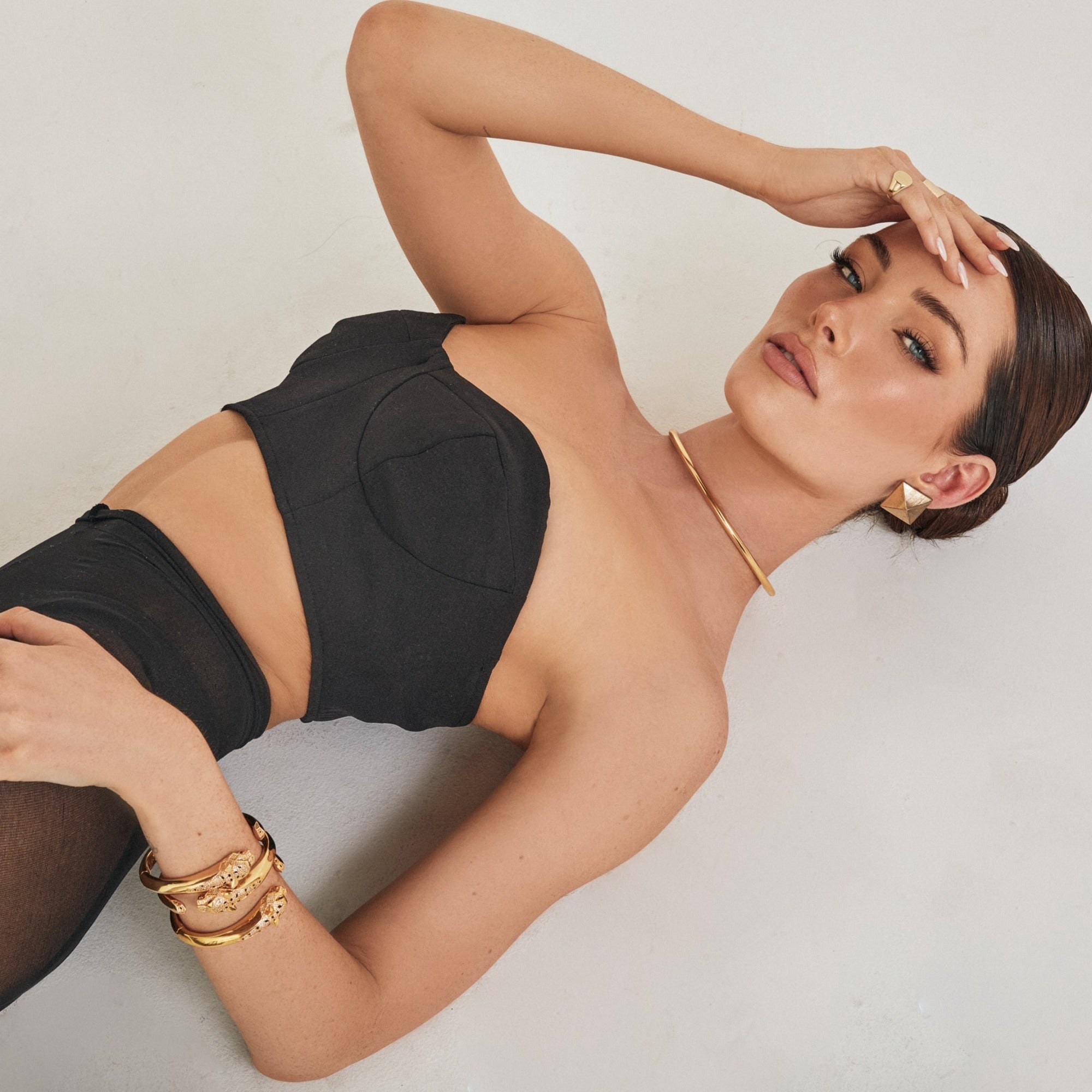 Liza Collar Necklace - Gold by Erin Fader Jewelry