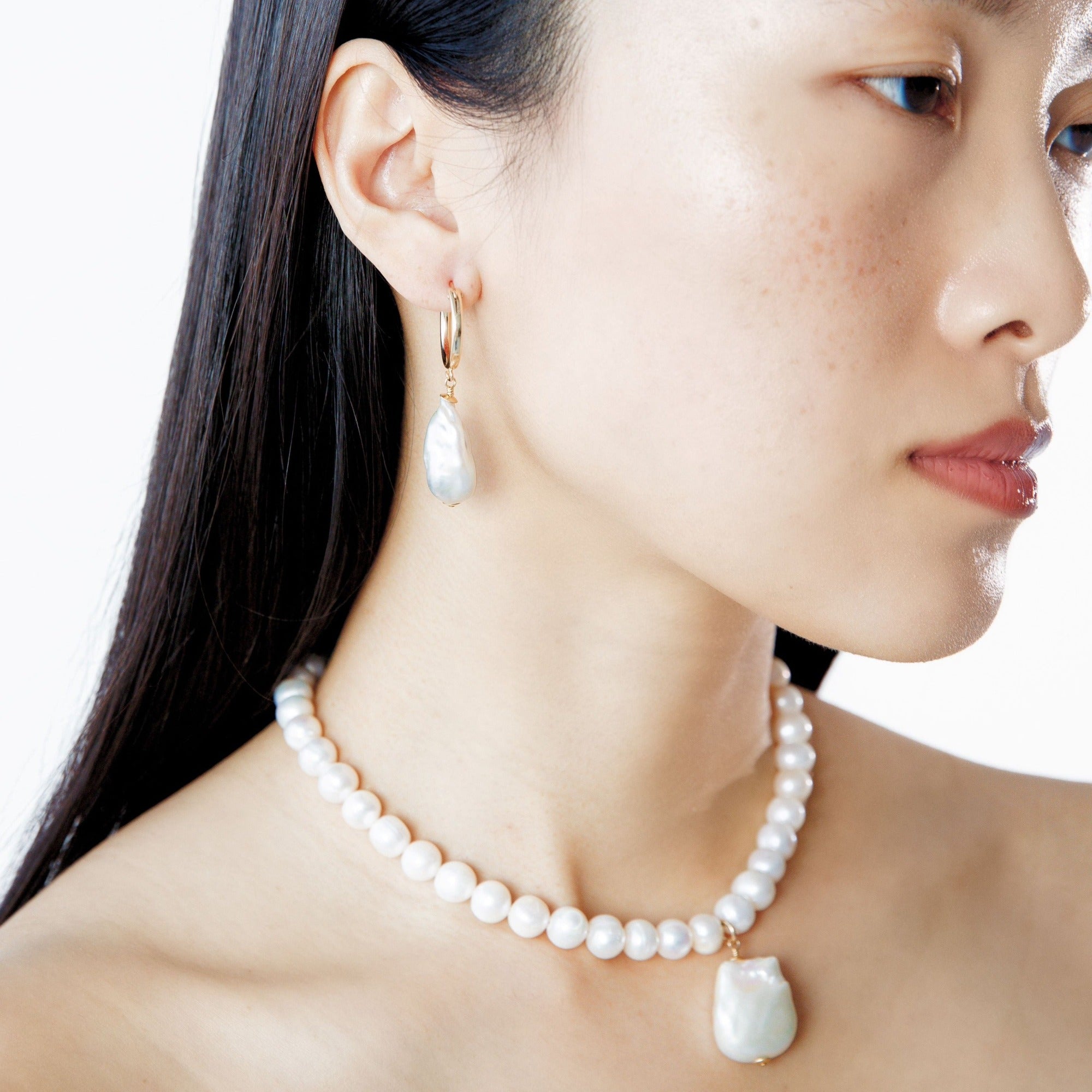 Riviera Pearl Necklace by Erin Fader Jewelry
