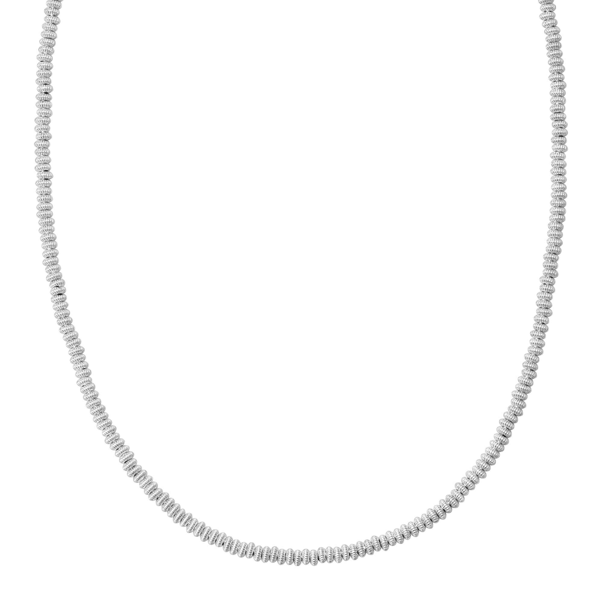 Emma Beaded Choker in Sterling Silver by Erin Fader Jewelry