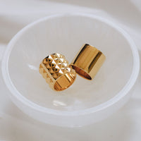 Pyramid Cigar Band Ring by Erin Fader Jewelry