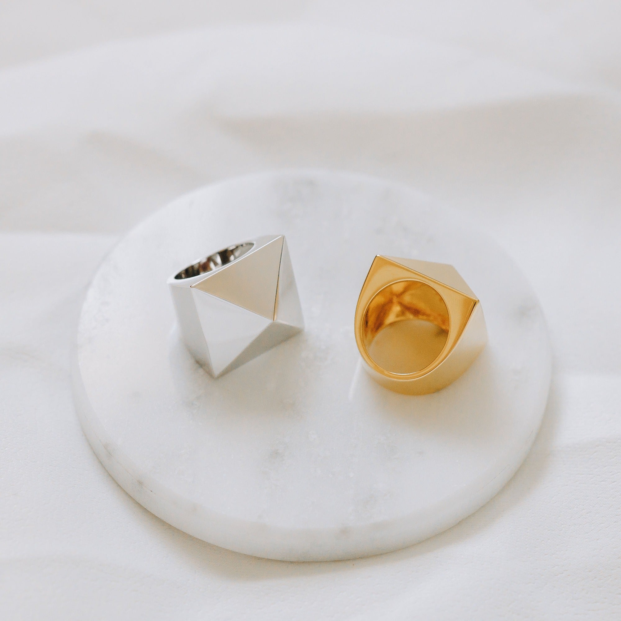 Pyramid Ring - Silver Grande by Erin Fader Jewelry