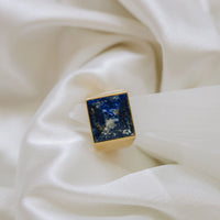 Pyramid Ring - Lapis Medium by Erin Fader Jewelry