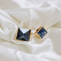 Pyramid Ring - Lapis Grande by Erin Fader Jewelry