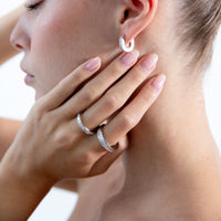 The Deco Ring - Silver Grande by Erin Fader Jewelry