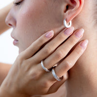 The Deco Ring - Silver Petite by Erin Fader Jewelry