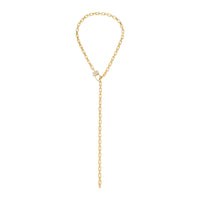 The Lariat Necklace - Gold by Erin Fader Jewelry