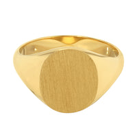 Bee's Knees 14k Yellow Gold Signet Ring from Erin Fader Jewelry