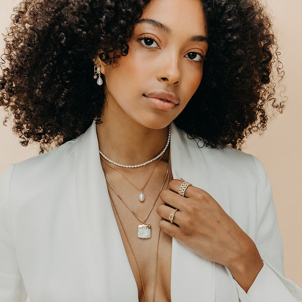 Johnny Pearl Necklace by Erin Fader Jewelry