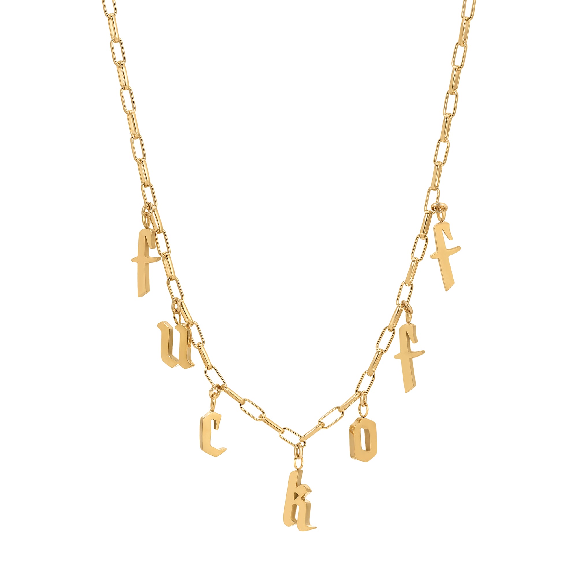 The Fuck Off Necklace by Erin Fader Jewelry
