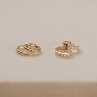 14K Huggies from Erin Fader Jewelry