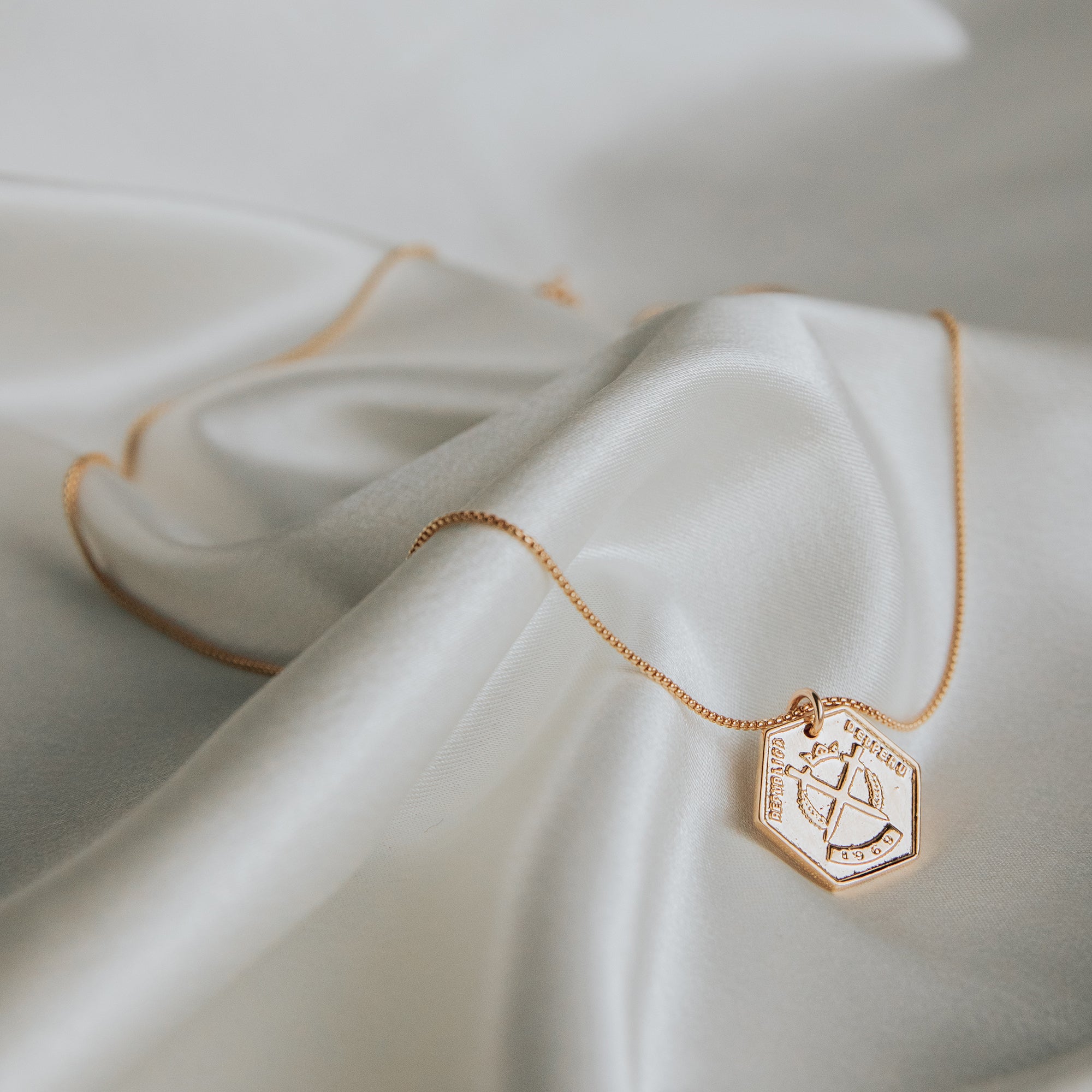 Two Swords Hex Necklace by Erin Fader Jewelry
