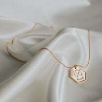 Two Swords Hex Necklace by Erin Fader Jewelry