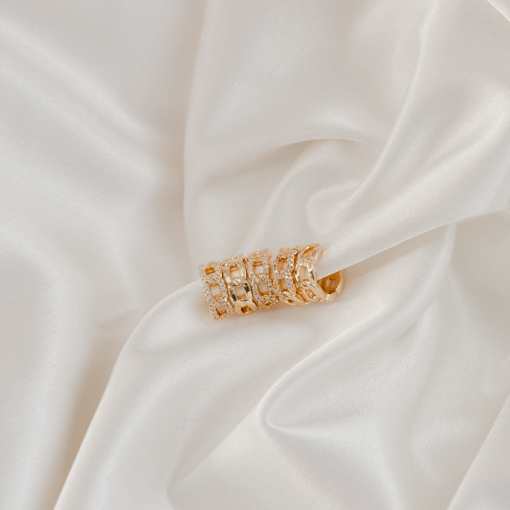 Disco Link Ear Cuff from Erin Fader Jewelry