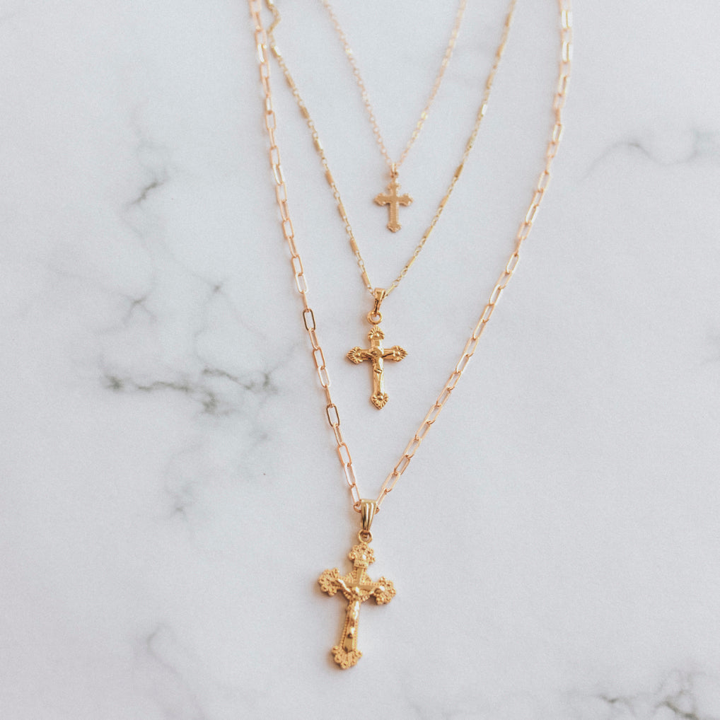 Cross Necklaces from Erin Fader Jewelry