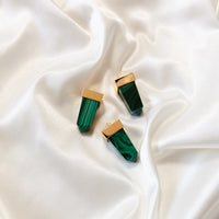 Malachite Pendant by Erin Fader Jewelry