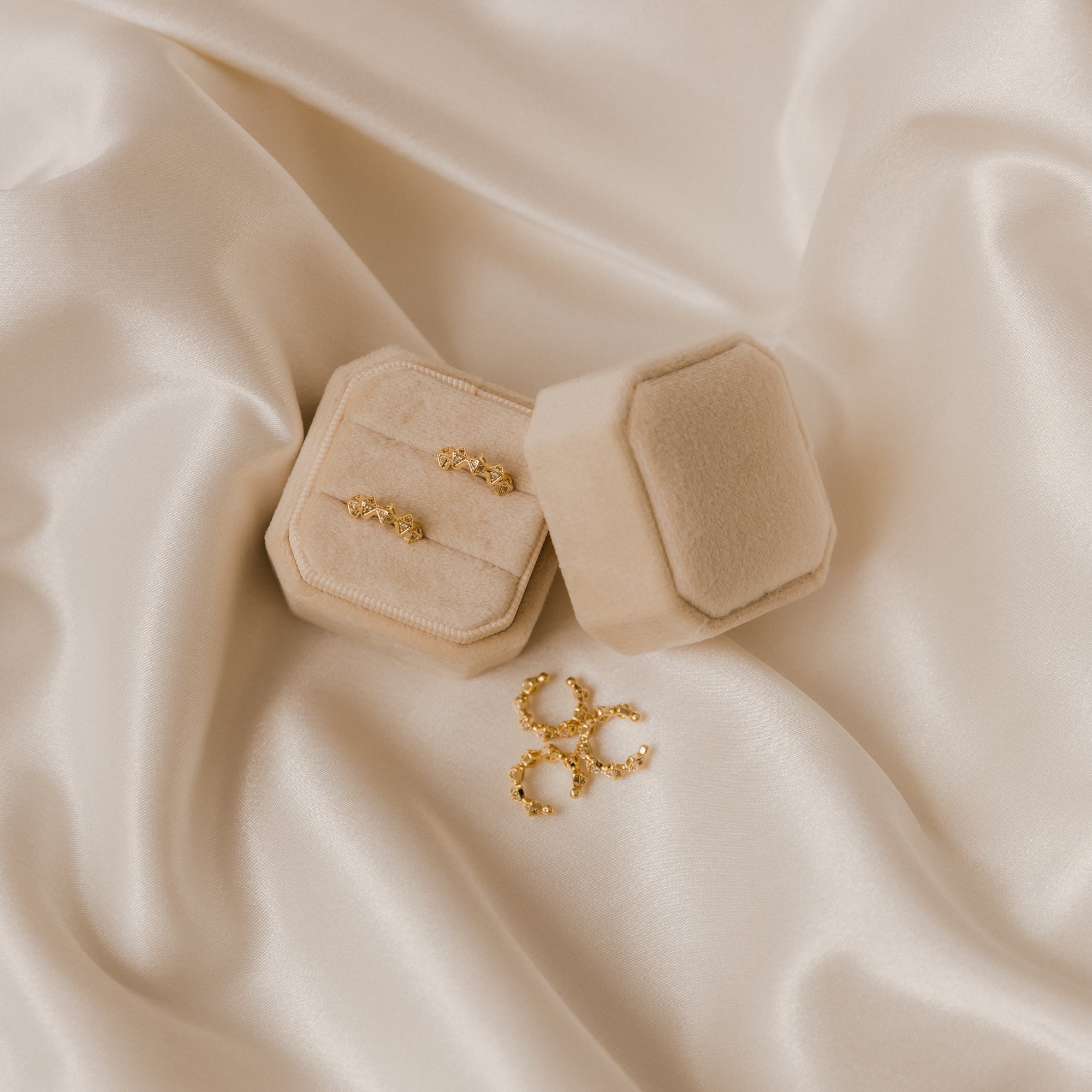 Pyramid Deco Ear Cuff from Erin Fader Jewelry