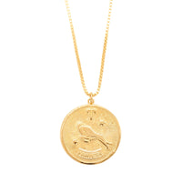 Zodiac Medallion Necklace-Aries by Erin Fader Jewelry