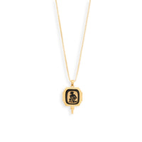 Art Deco Zodiac Pendant Necklace by Erin Fader Jewelry