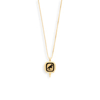 Art Deco Zodiac Pendant Necklace by Erin Fader Jewelry