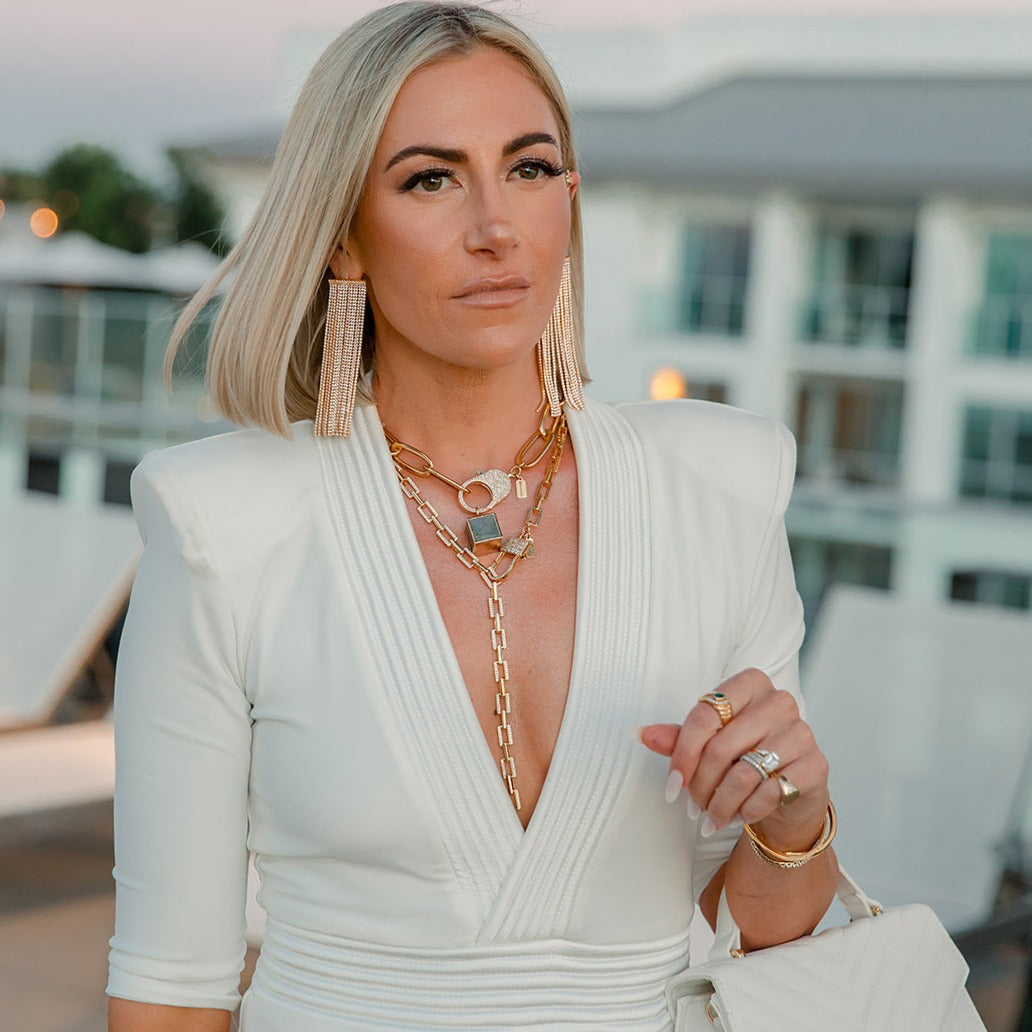 The Pyrite Charm from Erin Fader Jewelry