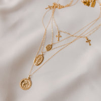 Oval Mary Medallion Necklace from Erin Fader Jewelry