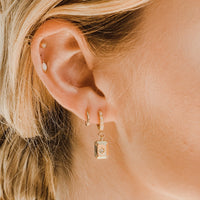 14K Huggies from Erin Fader Jewelry