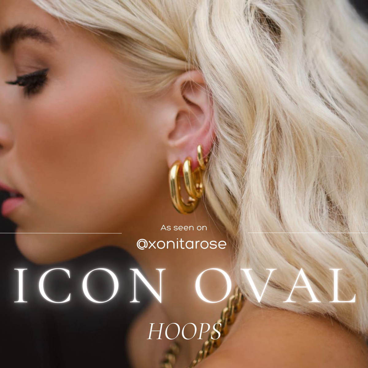 Anita x Icon Oval Hoops