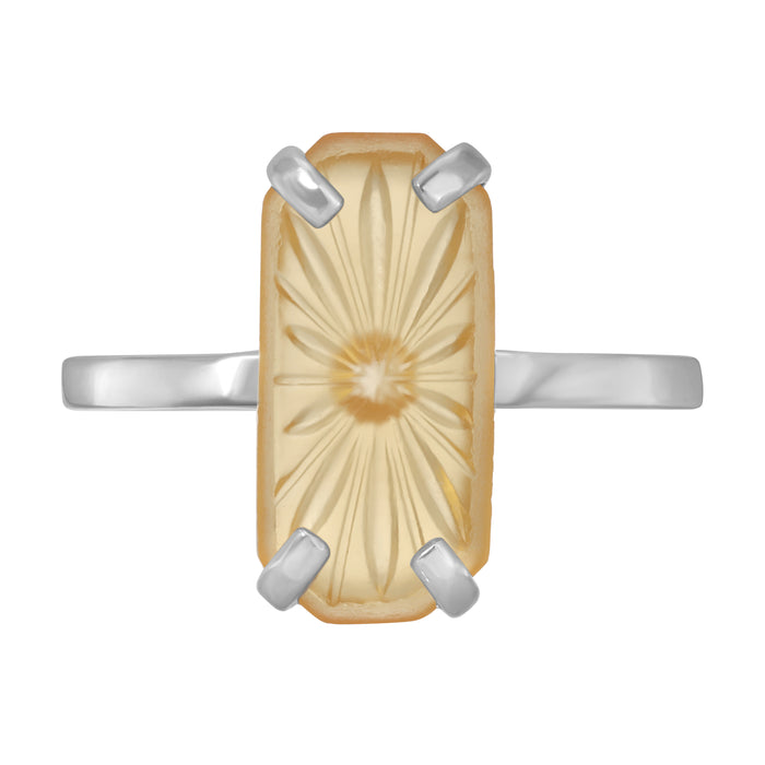 Deco Dreams Topaz Vintage Ring - Sterling Silver by Erin Fader Jewelry