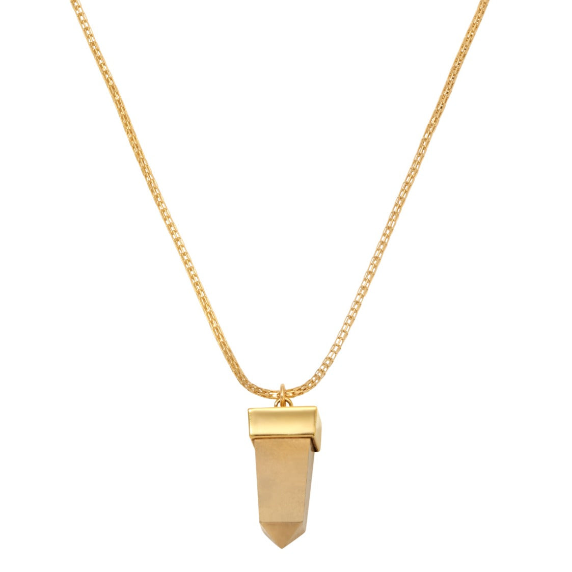 On Point Pyrite Necklace by Erin Fader Jewelry  