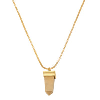 On Point Pyrite Necklace by Erin Fader Jewelry  