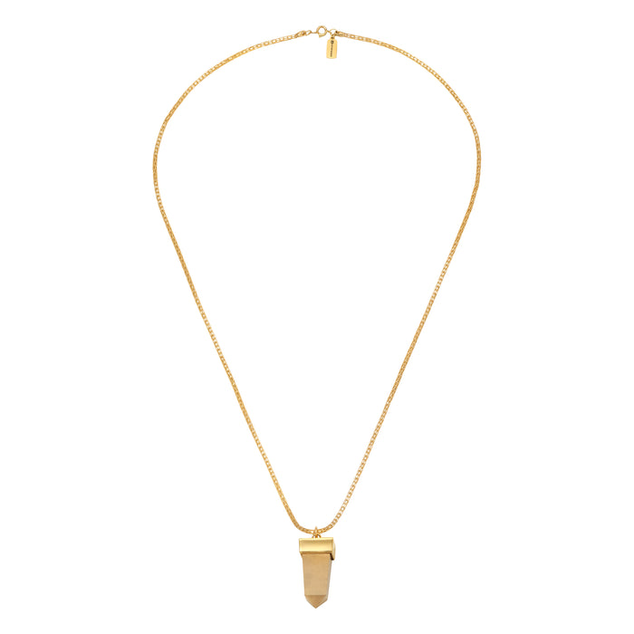 On Point Pyrite Necklace by Erin Fader Jewelry  