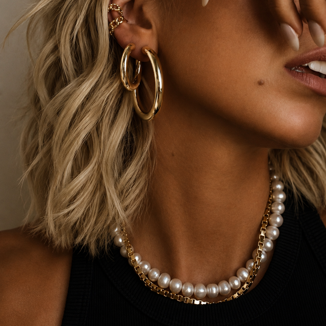 Essential Hoop - Gold Petite