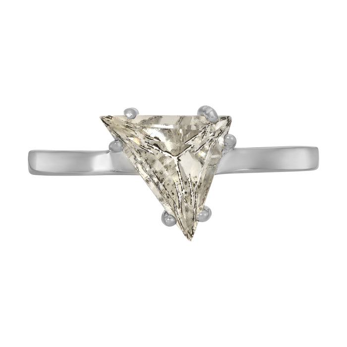 A La Mode Triangle Ring - Sterling Silver by Erin Fader Jewelry 