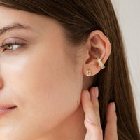 The Bezel Ear Cuff by Erin Fader Jewelry
