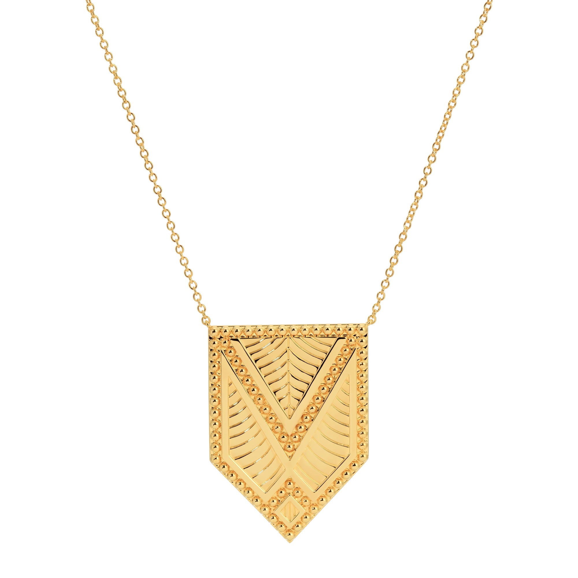 Art Deco Long Necklace by Erin Fader Jewelry