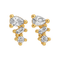 Crystal Cluster Studs from Erin Fader Jewelry