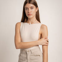 The Halo Collar with Pearl Pendant by Erin Fader Jewelry