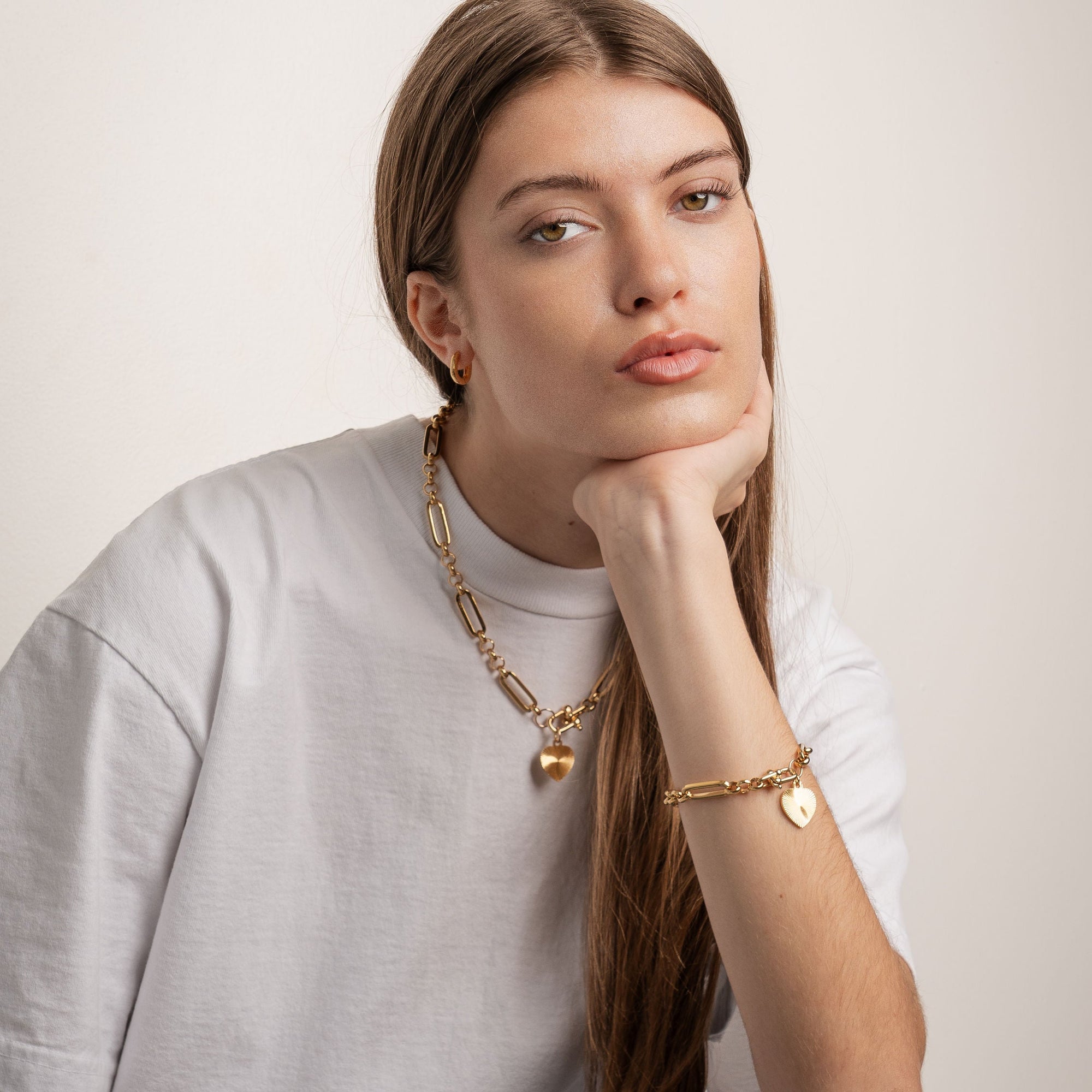 Isla Heart Necklace by Erin Fader Jewelry