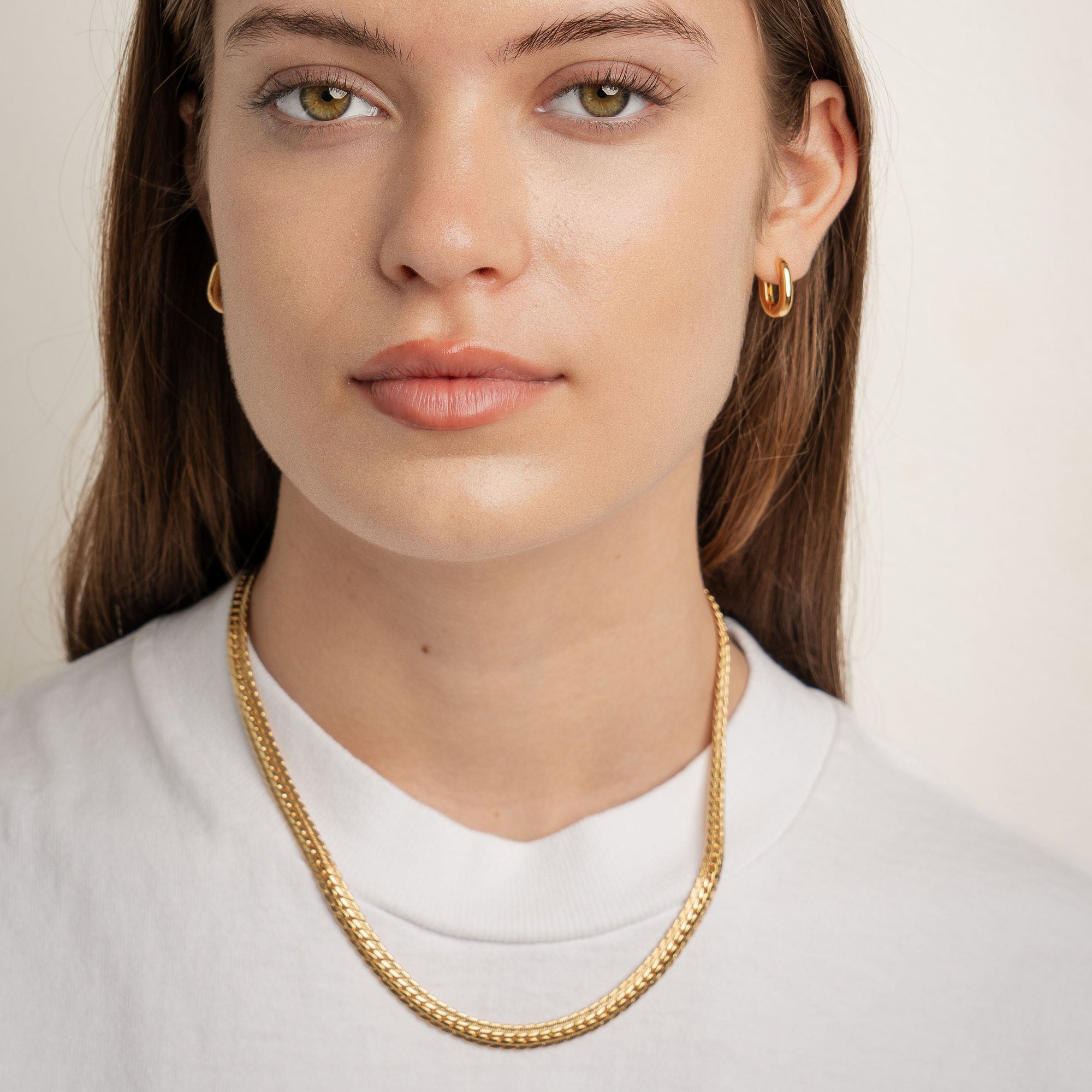 The Elevated Herringbone Necklace from Erin Fader Jewelry