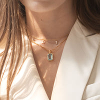 The Nora Pendant - Aquamarine by Erin Fader Jewelry