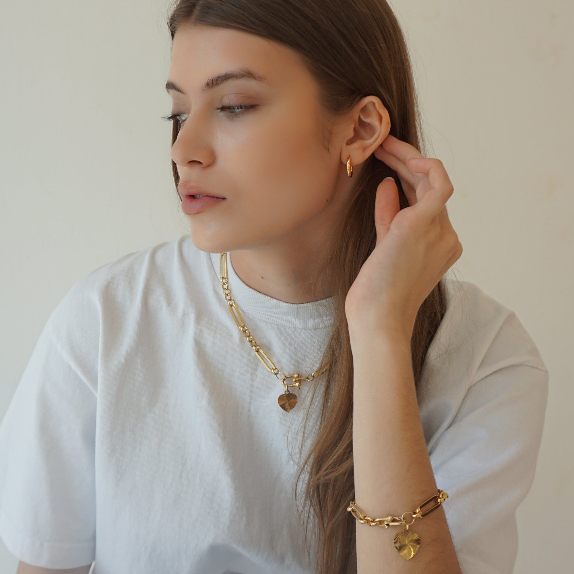 Isla Heart Necklace by Erin Fader Jewelry